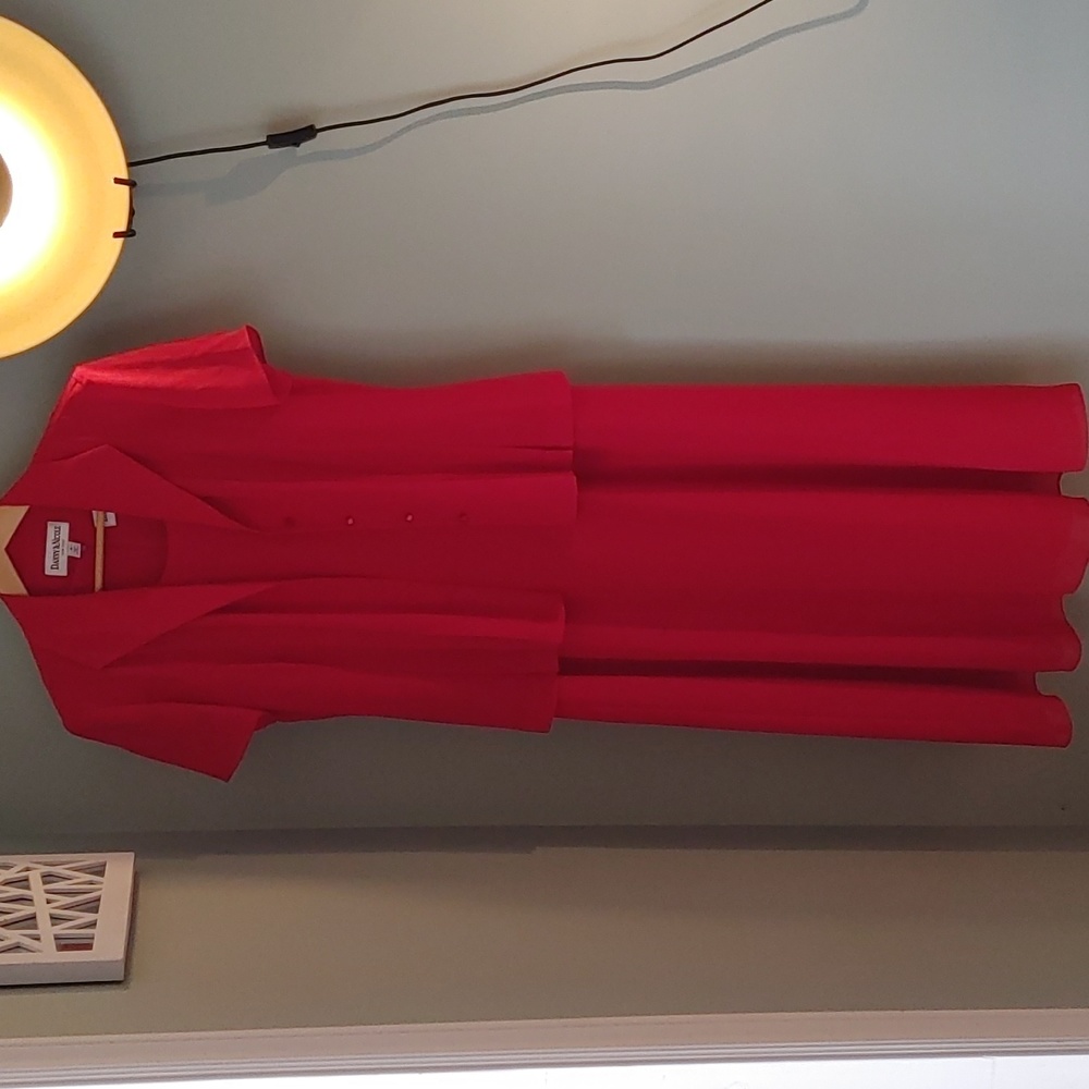 2 Piece Red Top and Maxi Dress.